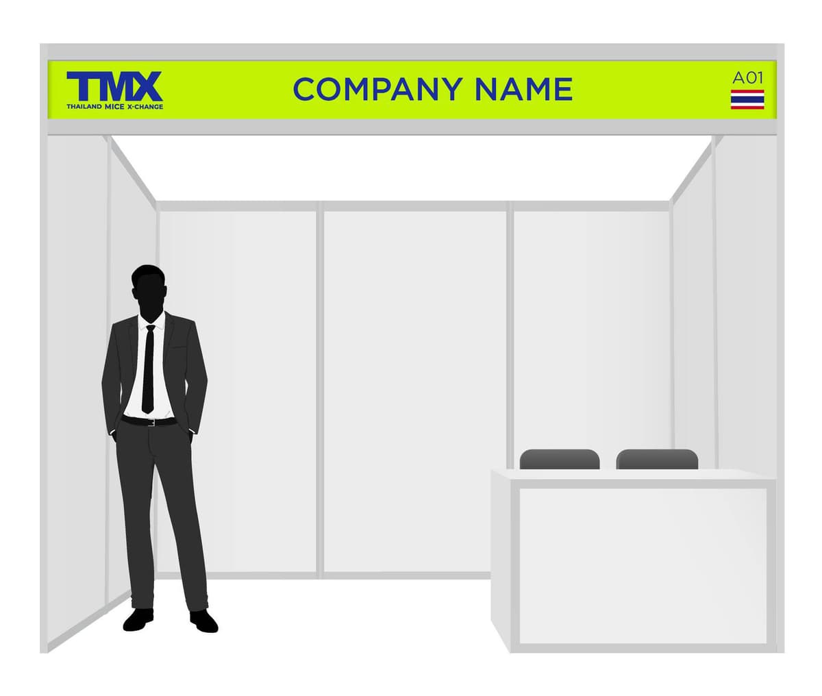 Standard Booth Package 9 sqm
